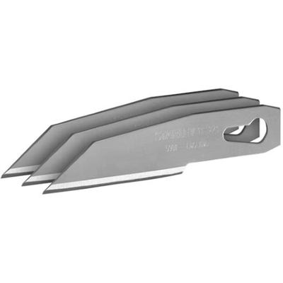 STANLEY CONFEZIONE 3 PEZZI LAMA DIRITTA AD AFFILATURA ACUTA