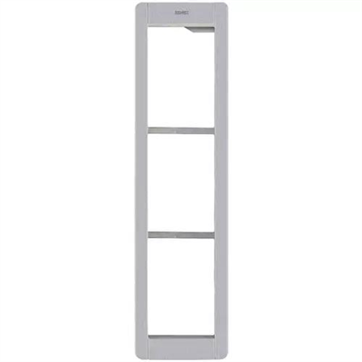 SUPPORTO+CORNICE 3M PIXEL GRIGIO PER CITOFONI ELVOX