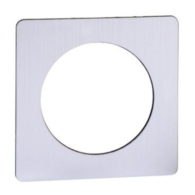 TARGHETTA COMMUTATORE A CAMME NON CONTRASSEGNATA - 45 X 45 MM