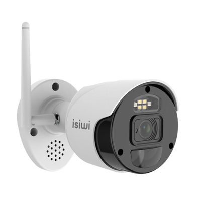 TELECAMERA ISIWI WIRELESS ISW-BFA8MP GEN1 PER KIT CONNECT 8MPX CON FUNZIONE PIR H265 IP66 AUDIO BIDIREZIONALE E DETERRENZA