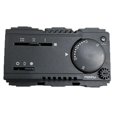 TERMOSTATO ELETTRONICO DA INCASSO PER FAN-COIL - ANTRACITE