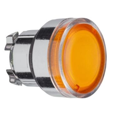 TESTA PULSANTE LUMINOSO Ø22 - GIALLO