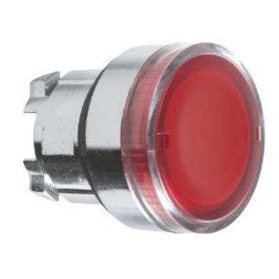 TESTA PULSANTE LUMINOSO Ø22 - ROSSO