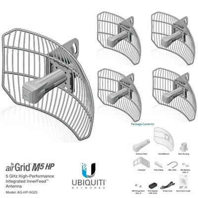 UBIQUITI AirGrid M5 AG-HP-5G23 - CPE access point outdoor POE 5GHz 23dBi