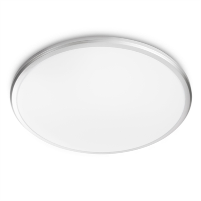 TWIRLY 2700K PLAFONIERA GRIGIO IN SINTETICO 1 LUCE