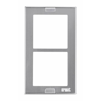 URMET CORNICE COPRIFILOMURO CON TELAIO SINTHESI S2 2 MODULI