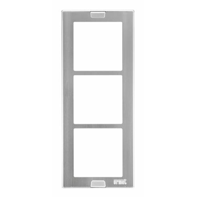 URMET CORNICE COPRIFILOMURO CON TELAIO SINTHESI S2 3 MODULI