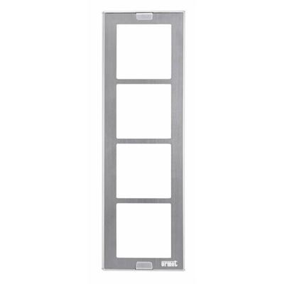 URMET CORNICE COPRIFILOMURO CON TELAIO, 4 MODULI, SINTHESI S2