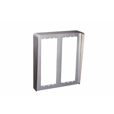 URMET CUSTODIA CON TELAIO E VISIERA ANTIPIOGGIA, 2 FILE 6 MODULI, SINTHESI S2, APPOGGIO MURO