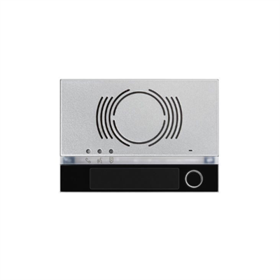 URMET FRONTALE PER POSTO ESTERNO AUDIO, 1 PULSANTE ALPHA NERO