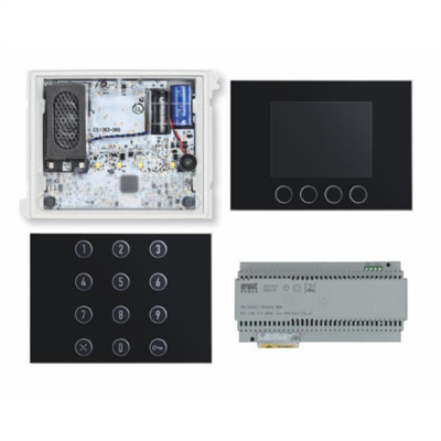 URMET KIT BASE IMPIANTO AUDIO, ALPHA, TASTI AGGIUNTIVIERA E DISPLAY CON RUBRICA, SISTEMA 2VOICE