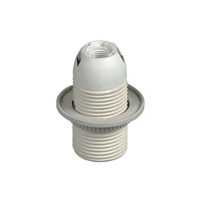 V-TAC PORTALAMPADA TERMOPLASTICO COLORE BIANCO PER LAMPADINE E27 - SKU 8839