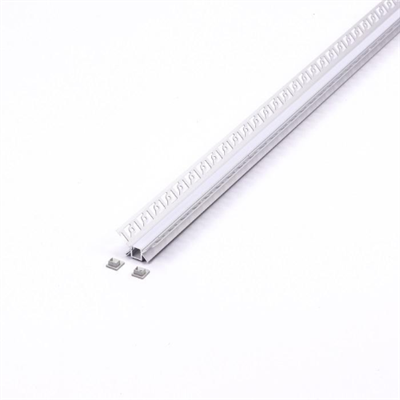 V-TAC VT-8104 PROFILO ANGOLARE IN ALLUMINIO A SCOMPARSA PER STRISCE LED - LUNGHEZZA 2 METRI - SKU 3362