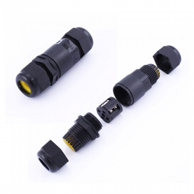 V-TAC VT-868 SCATOLA DI DERIVAZIONE CON 2 TERMINALI - COLORE NERO - SKU 5977