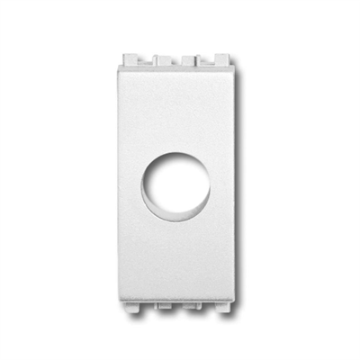 VI-EKW ADATTATORE PER LA SERIE CIVILE VIMAR EIKON WHITE ® DI COLORE BIANCO CON 1 FORO PER LE PRESE A 1 USCITA (SPI E SPF)