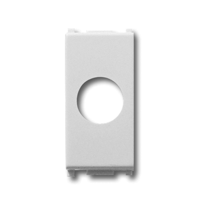 VI-PL ADATTATORE PER LA SERIE CIVILE VIMAR PLANA ® DI COLORE BIANCO CON 1 FORO PER LE PRESE A 1 USCITA (SPI E SPF)
