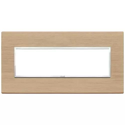 VIMAR EIKON - PLACCA 7M ROVERE SBIANCATO
