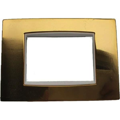 VIMAR EIKON - PLACCA CLASSIC 3M ORO LUCIDO