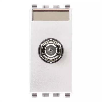 VIMAR EIKON - PRESA COASSIALE TIPO F FEMMINA BIANCO