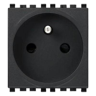 VIMAR EIKON - PRESA SICURY 2P+T 16A FRANCESE GRIGIO