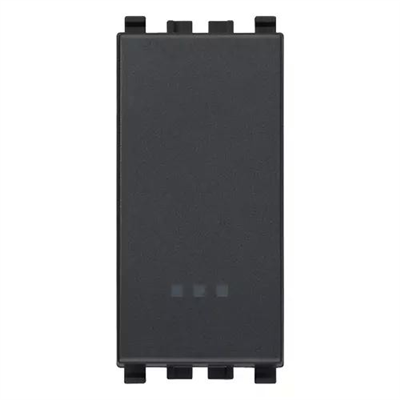 VIMAR EIKON - PULSANTE 1P NO 10A GRIGIO