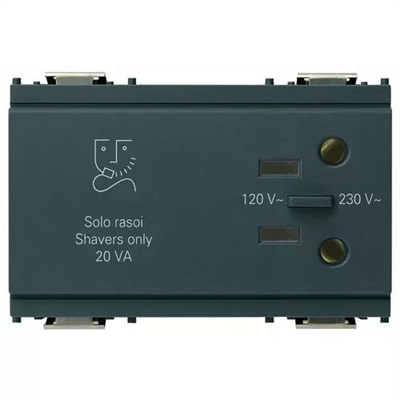 VIMAR IDEA - PRESA PER RASOIO 230V GRIGIO