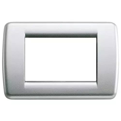 VIMAR IDEA - RONDO' PLACCA 3M METAL ARGENTO