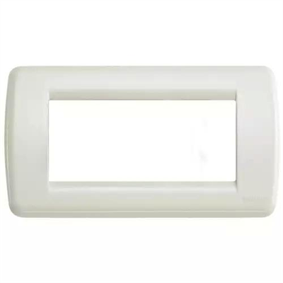 VIMAR IDEA - RONDO' PLACCA 4P METAL AVORIO