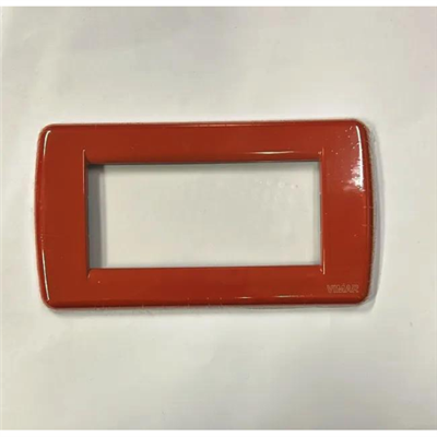 VIMAR IDEA - RONDO` PLACCA 4P METAL CORALLO