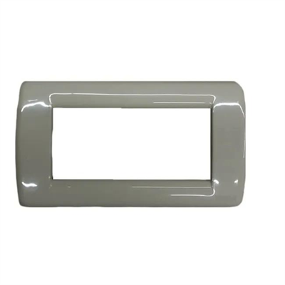 VIMAR IDEA - RONDO` PLACCA 4P METAL SABBIA