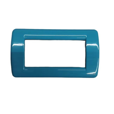 VIMAR IDEA - RONDO` PLACCA 4P METAL TURCHESE