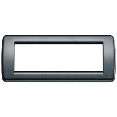 VIMAR IDEA - RONDO` PLACCA 6P METAL ANTRACITE
