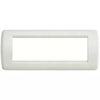 VIMAR IDEA - RONDO` PLACCA 6P METAL AVORIO