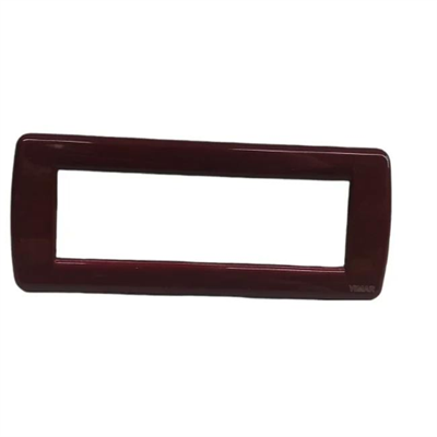 VIMAR IDEA - RONDO` PLACCA 6P METAL BORDEAUX