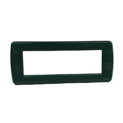 VIMAR IDEA - RONDO` PLACCA 6P METAL VERDE BOSCO