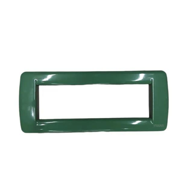 VIMAR IDEA - RONDO` PLACCA 6P METAL VERDE SALVIA