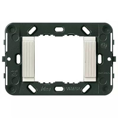 VIMAR IDEA - SUPPORTO 2M RIGATO SCATOLE DA INCASSO 3M BIANCO