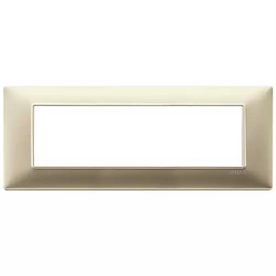VIMAR PLANA PLACCA 7M CHAMPAGNE OPACO