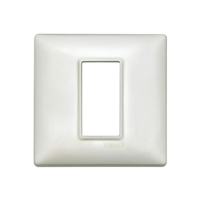 VIMAR PLANA - PLACCA 1M ARGENTO PERLATO
