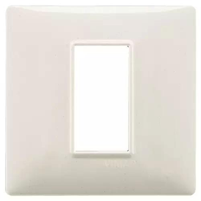 VIMAR PLANA - PLACCA 1M BIANCO GRANITO
