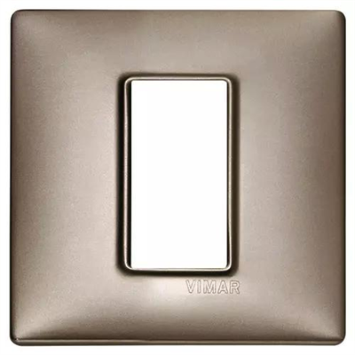VIMAR PLANA - PLACCA 1M NICHEL PERLATO