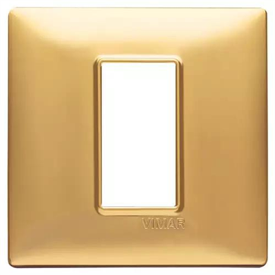 VIMAR PLANA - PLACCA 1M ORO OPACO