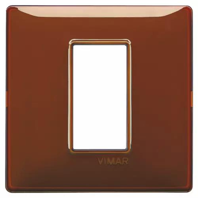 VIMAR PLANA - PLACCA 1M REFLEX TABACCO