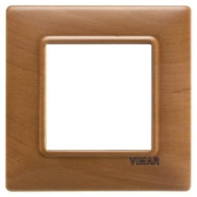 VIMAR PLANA - PLACCA 2M LEGNO PERO