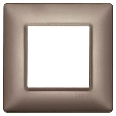 VIMAR PLANA - PLACCA 2M NICHEL PERLATO