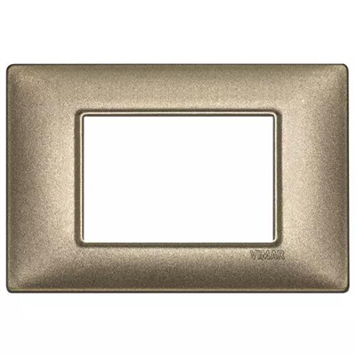 VIMAR PLANA - PLACCA 3M BRONZO METALLIZZATO