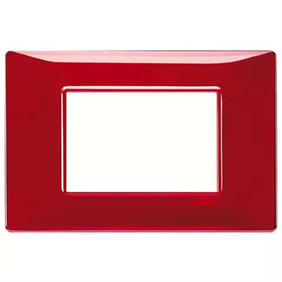 VIMAR PLANA - PLACCA 3M REFLEX RUBINO