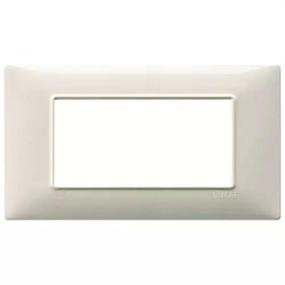 VIMAR PLANA - PLACCA 4M BIANCO GRANITO