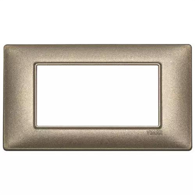 VIMAR PLANA - PLACCA 4M BRONZO METALLIZZATO