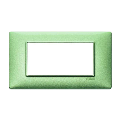 VIMAR PLANA - PLACCA 4M VERDE METALLIZZATO
